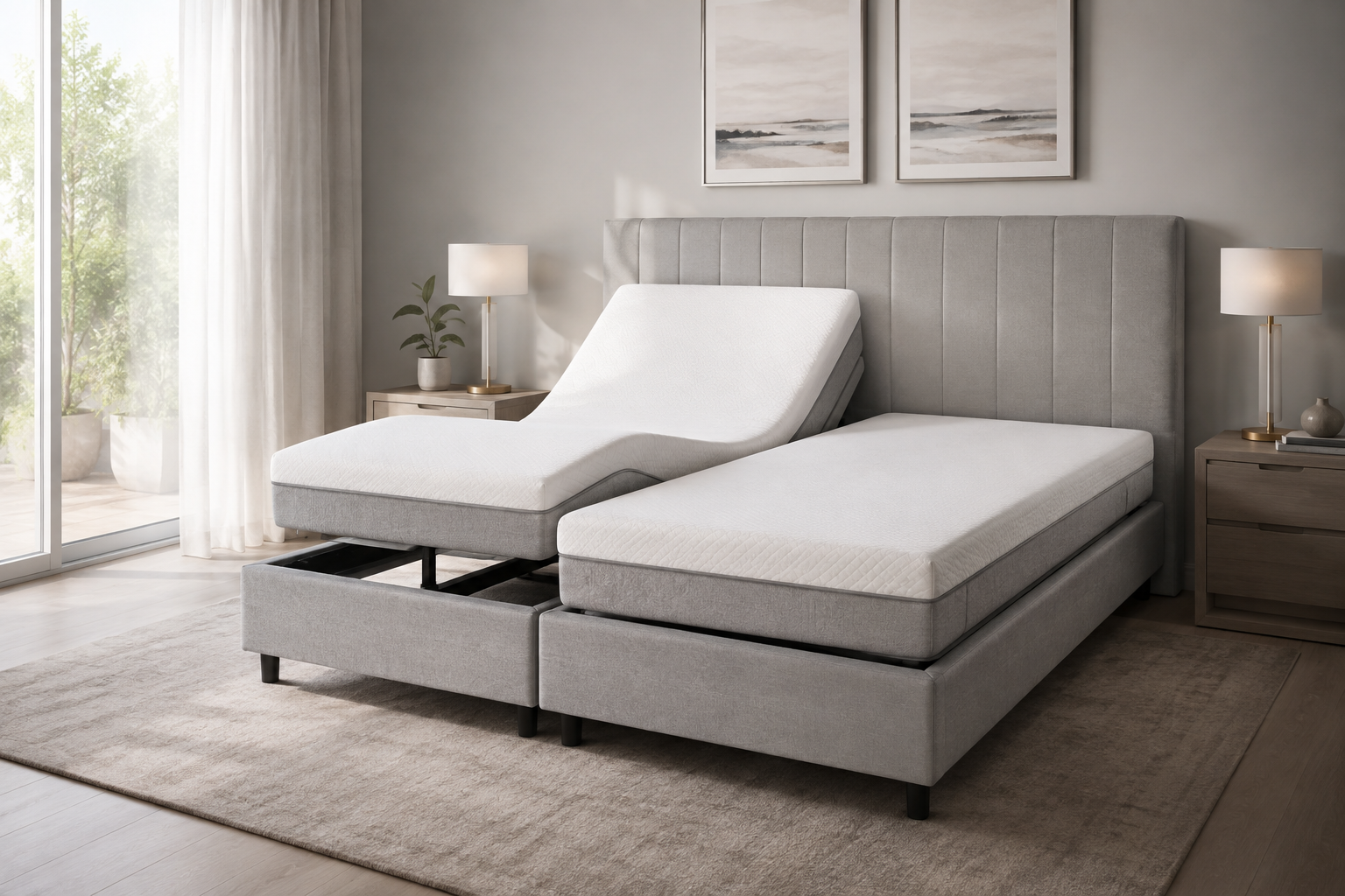 Literie de relaxation électrique Lumière