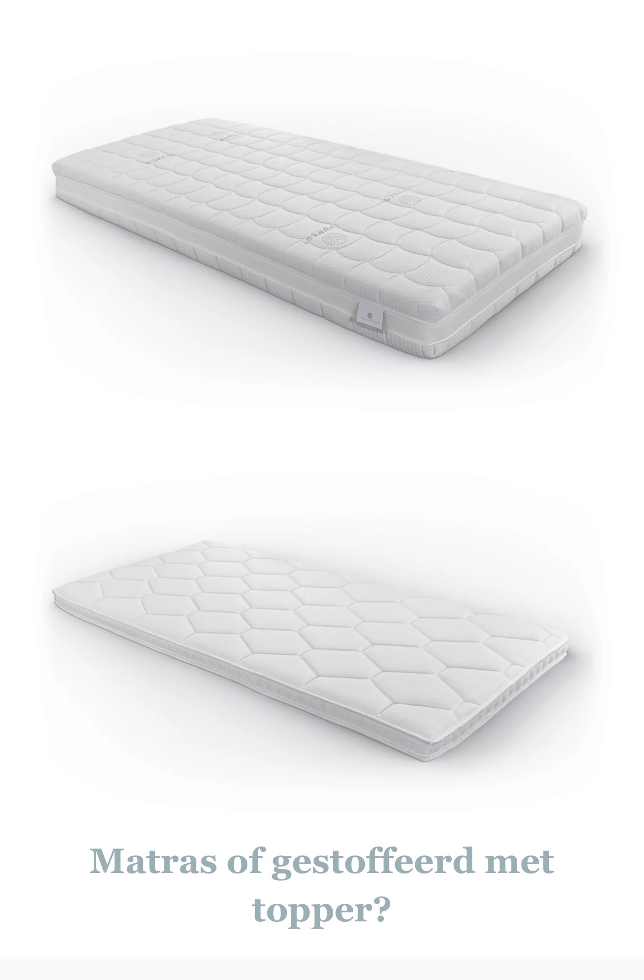 Coupe intérieure d’un boxspring